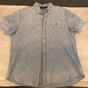 Polo Short sleeve button down Size Lrg